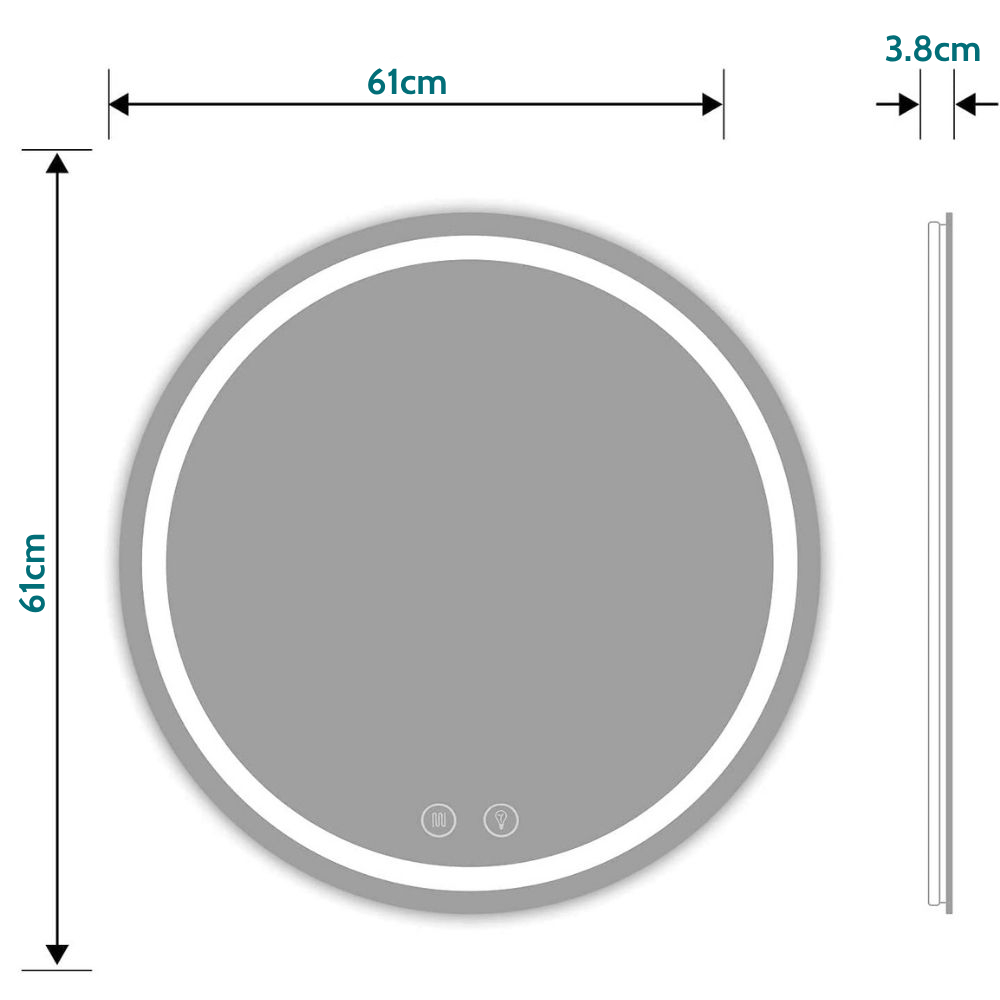 Round Bathroom Mirror: image 4